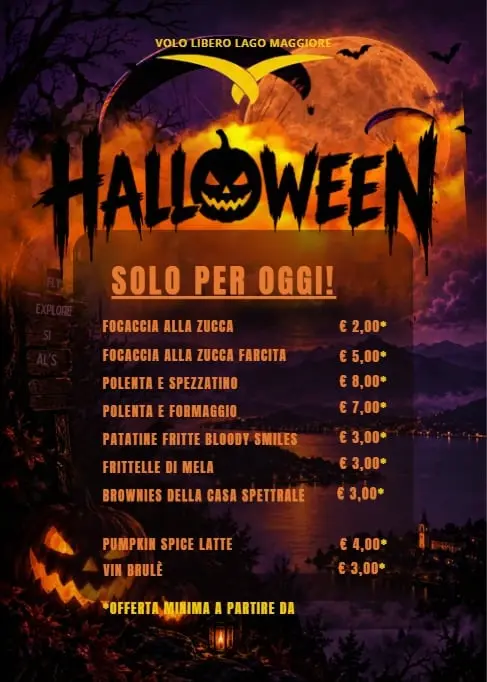 Menu di Halloween al campo VLLM